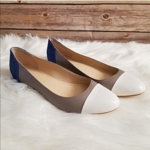 Calvin Klein Caela Color Block Scale Detail Flats